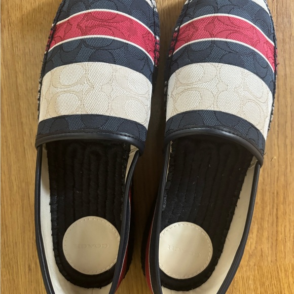Coach Shoes ( new) Sig Strip Espadrille 7.5D - Picture 7 of 10